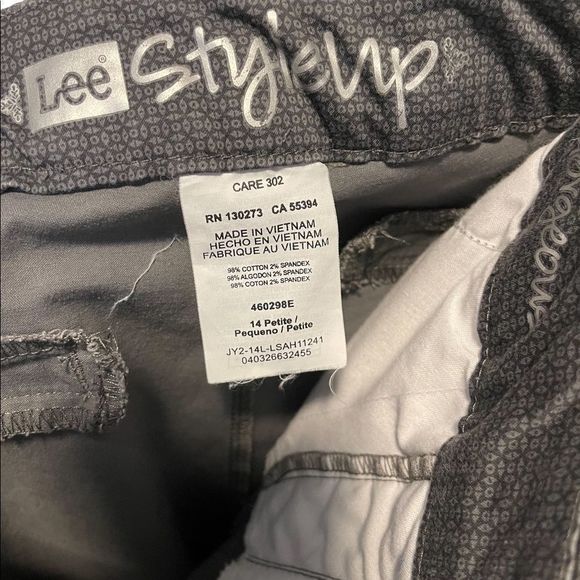 Vintage Lee, style up, Capri pants, 14 Patsy, gray - Picture 3 of 3